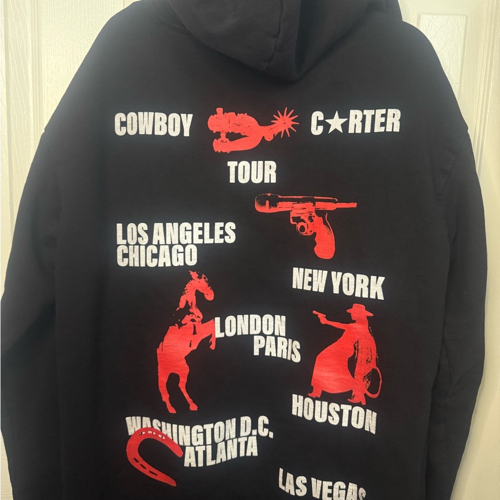 Black Cowboy Carter Tour 2025 Hoodie